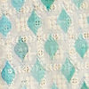 Aqua Green Chikankari Printed Kurta Set with Sequin Work